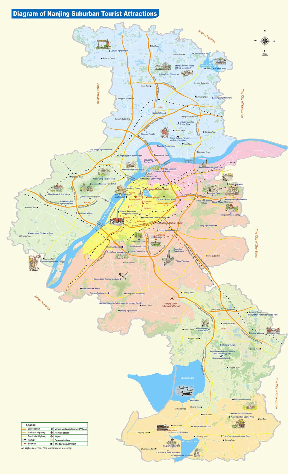 Map of Suburban Area