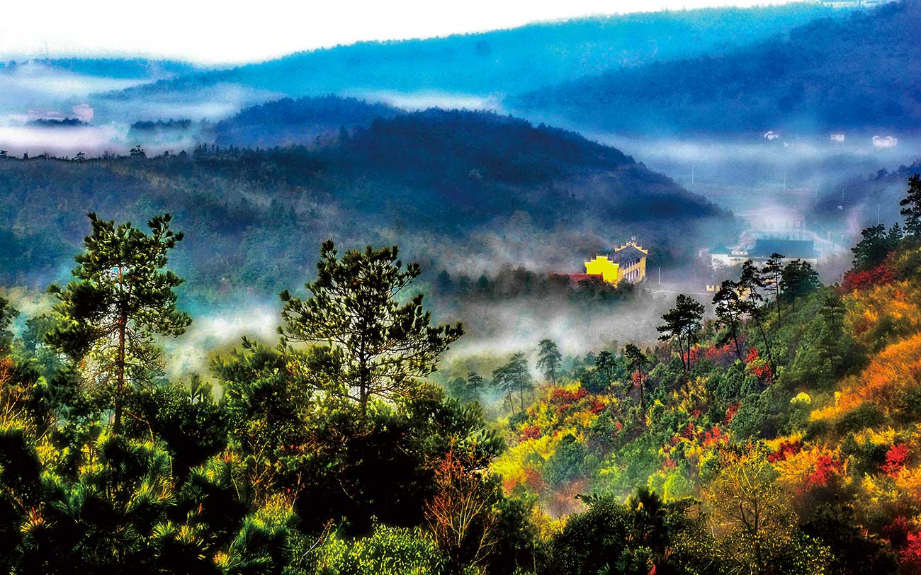 Wuxiang Mountain in Lishui