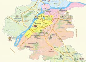 Map of Suburban Area